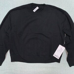 Lululemon NWT Women's Steady State SuperLoft Crew M Black